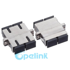SC Metal Duplex Singlemode adaptador de fibra óptica