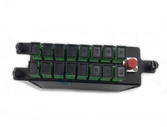 1X16 LGX металлическая коробка волоконно-оптический PLC сплиттер