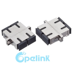 SC Metal Duplex Singlemode adaptador de fibra óptica