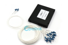 8ch mux demux módulo cwdm óptico, caixa abs, 0.9mm lc/pc