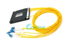 4CH Mux/Demux оптический CWDM модуль, ABS коробка, 2,0 ММ LC/UPC