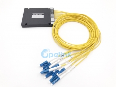 8CH Mux/Demux Optical CWDM Module , ABS Box , 2.0mm LC/UPC