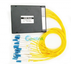 16CH Mux/Demux Optical CWDM Module , ABS Box , 2.0mm LC/PC