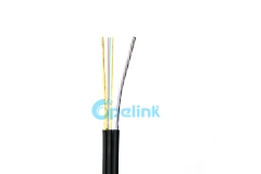 Gjyxch ftth cabo de fibra de gota, singlemode g657a1 g657a2, membro de resistência de metal, ftth figura auto-suportável 8 tipo de aço fiado gota cabo de fibra óptica gjyxfch