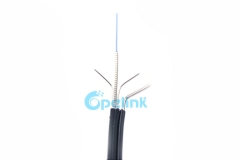 Cabo de fibra anti-roedor ftth, anti-mouse tipo arco auto-suportado espiral central de aço inoxidável tubo blindado gota cabo de fibra óptica gjyxckh