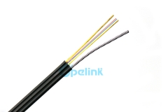 Gjyxch ftth cabo de fibra de gota, singlemode g657a1 g657a2, membro de resistência de metal, ftth figura auto-suportável 8 tipo de aço fiado gota cabo de fibra óptica gjyxfch