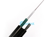 Cable de fibra al aire libre blindado, Cable de fibra óptica de autoapoyo Gyxtc8s