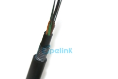 Оптоволоконный кабель, открытый бронированный PE свободный трубчатый волоконно-оптический кабель GYTY53