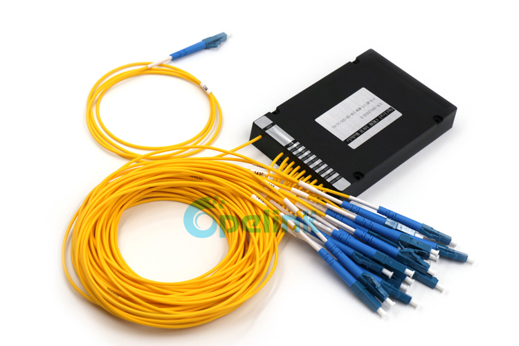 16CH Optical CWDM Mux/Demux Module, ABS Box packaging, LC/PC connector
