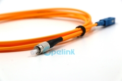 FC-SC Fiber Patch cord, 3.0mm SM Simplex 9/125 Fiber Optic Patch Cable