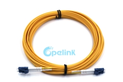 LC-LC Fiber Optic Patchcord, 2.0mm Duplex SM 9/125 Fiber Optic Patch Cable