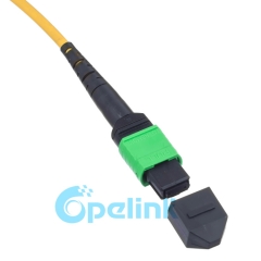 Cable de fibra redonda MTP/MPO-LC Fanout 2,0mm Singlemode cable de parche de fibra óptica