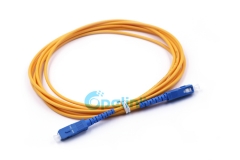 SC-SC Fiber Jumper, 3.0mm SM Simplex 9/125 Fiber Optic Patch Cable