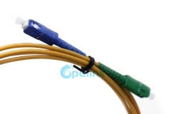 SC-SC/APC волоконный джемпер, 3,0 мм SM симплексный 9/125 волоконно-оптический патч-кабель