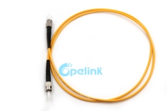 ST-ST Fiber Jumper, 3.0mm SM Simplex 9/125 Fiber Optic Patch Cable