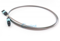 12-Fiber MPO/MTP Ribbon Fiber Cable OM3 Fiber Optic Patch Cable