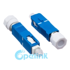FC-SC Singlemode hembra a macho adaptador de fibra enchufe adaptador de fibra óptica de acoplamiento de hibird adaptador de fibra óptica