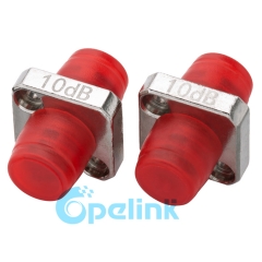 FC-FC hembra a hembra atenuador óptico fijo, Singlemode adaptador de fibra tipo atenuador de fibra óptica