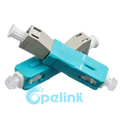 LC-SC multimodo OM3 hembra a macho adaptador de fibra de enchufe adaptador de fibra óptica de acoplamiento Hybird adaptador de fibra óptica
