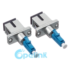 SC-LC Singlemode hembra a macho adaptador de fibra enchufe adaptador de fibra óptica de acoplamiento de hibird adaptador de fibra óptica