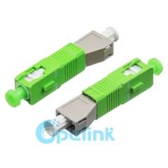 Adaptador de fibra óptica de enchufe adaptador de fibra óptica de LC-SC/APC hembra multimodo adaptador de fibra óptica de apareamiento Hybird
