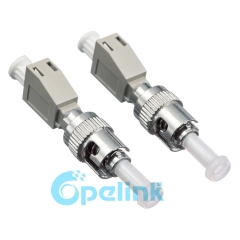 LC-ST Multimode Female to Male Fiber Adapter Plug-in Fiber Optic Adaptor Hybird Mating Fiber Optic Adapter