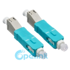 LC-SC multimodo OM3 hembra a macho adaptador de fibra de enchufe adaptador de fibra óptica de acoplamiento Hybird adaptador de fibra óptica