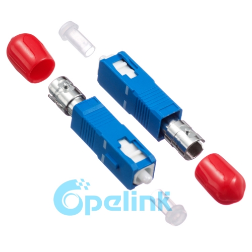 ST-SC Singlemode Female to Male Fiber Adapter Plug-in Fiber Optic Adaptor Hybird Mating Fiber Optic Adapter