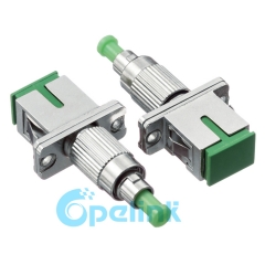 SC/APC-FC/APC Singlemode Female to Male Fiber Adapter Plug-in Fiber Optic Adaptor Hybird Mating Fiber Optic Adapter