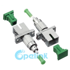 SC/APC-FC/APC Singlemode Female to Male Fiber Adapter Plug-in Fiber Optic Adaptor Hybird Mating Fiber Optic Adapter