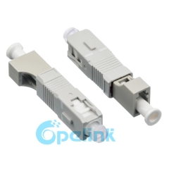 LC-SC hembra multimodo adaptador de fibra masculina enchufe adaptador de fibra óptica Acoplamiento de hibird adaptador de fibra óptica