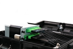 Caixa de distribuição de divisor de fibra óptica ftth lgx, caixa de distribuição de terminação, caixa de terminal de cabo de fibra óptica à prova d'água, caixa de divisor de fibra ao ar livre