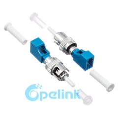 LC-ST Singlemode hembra a macho adaptador de fibra enchufe adaptador de fibra óptica de acoplamiento de hibird adaptador de fibra óptica