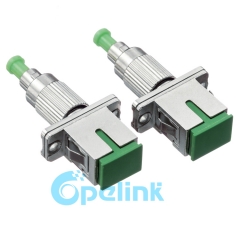 SC/APC-FC/APC Singlemode Female to Male Fiber Adapter Plug-in Fiber Optic Adaptor Hybird Mating Fiber Optic Adapter