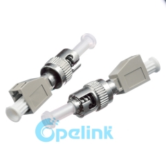 LC-ST Multimode Female to Male Fiber Adapter Plug-in Fiber Optic Adaptor Hybird Mating Fiber Optic Adapter