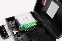 Caixa de distribuição de divisor de fibra óptica ftth lgx, caixa de distribuição de terminação, caixa de terminal de cabo de fibra óptica à prova d'água, caixa de divisor de fibra ao ar livre
