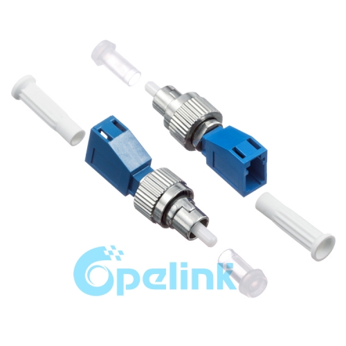 LC-FC Singlemode Female to Male Fiber Adapter Plug-in Fiber Optic Adaptor Hybird Mating Fiber Optic Adapter