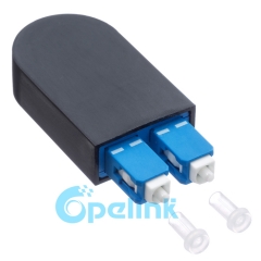 Adaptador de Loopback de fibra óptica Singlemode dúplex SC
