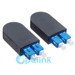 SC Duplex Singlemode Fiber optic Loopback Adapter