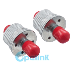 ST-ST atenuador óptico Variable VOA, tipo adaptador atenuador de fibra óptica ajustable mecánico