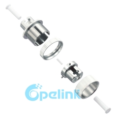 LC-LC tipo de adaptador atenuador de fibra óptica ajustable mecánico atenuador óptico Variable VOA