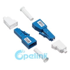 LC-LC Connector type Fiber Optic Attenuator, Plug-in Fixed Optical Attenuator without handle