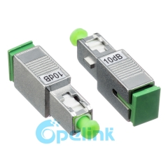 SC/APC-SC/APC tipo de conector de Metal atenuador de fibra óptica, enchufe atenuador óptico fijo