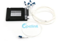 8+1CH Optical CWDM Mux/Demux Module , ABS Box , 0.9mm LC/PC