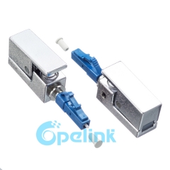 LC Bare Fiber connector Square Type Fiber Optic Adapter