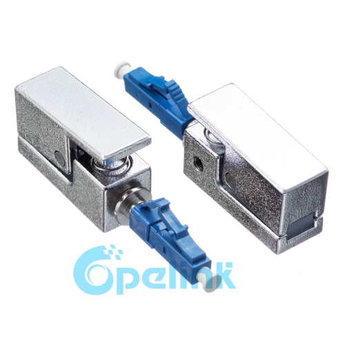 LC Bare Fiber connector Square Type Fiber Optic Adapter