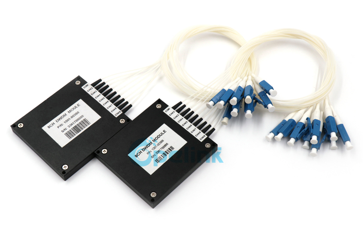 8CH MDWDM Module, LC/PC Metal Box Mux/Demux Mini DWDM