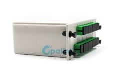 Cassete de divisor óptico: 1 x16 sc/apc divisor de fibra óptica plc