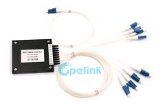 8CH MCWDM Module, 0.9mm LC/PC Metal Box Mux/Demux Optical Mini CWDM