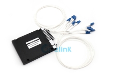 8CH Optical CWDM, 0.9mm LC/PC ABS Box Mux/Demux CWDM Module With EXP